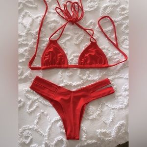 Red Montce Bikini